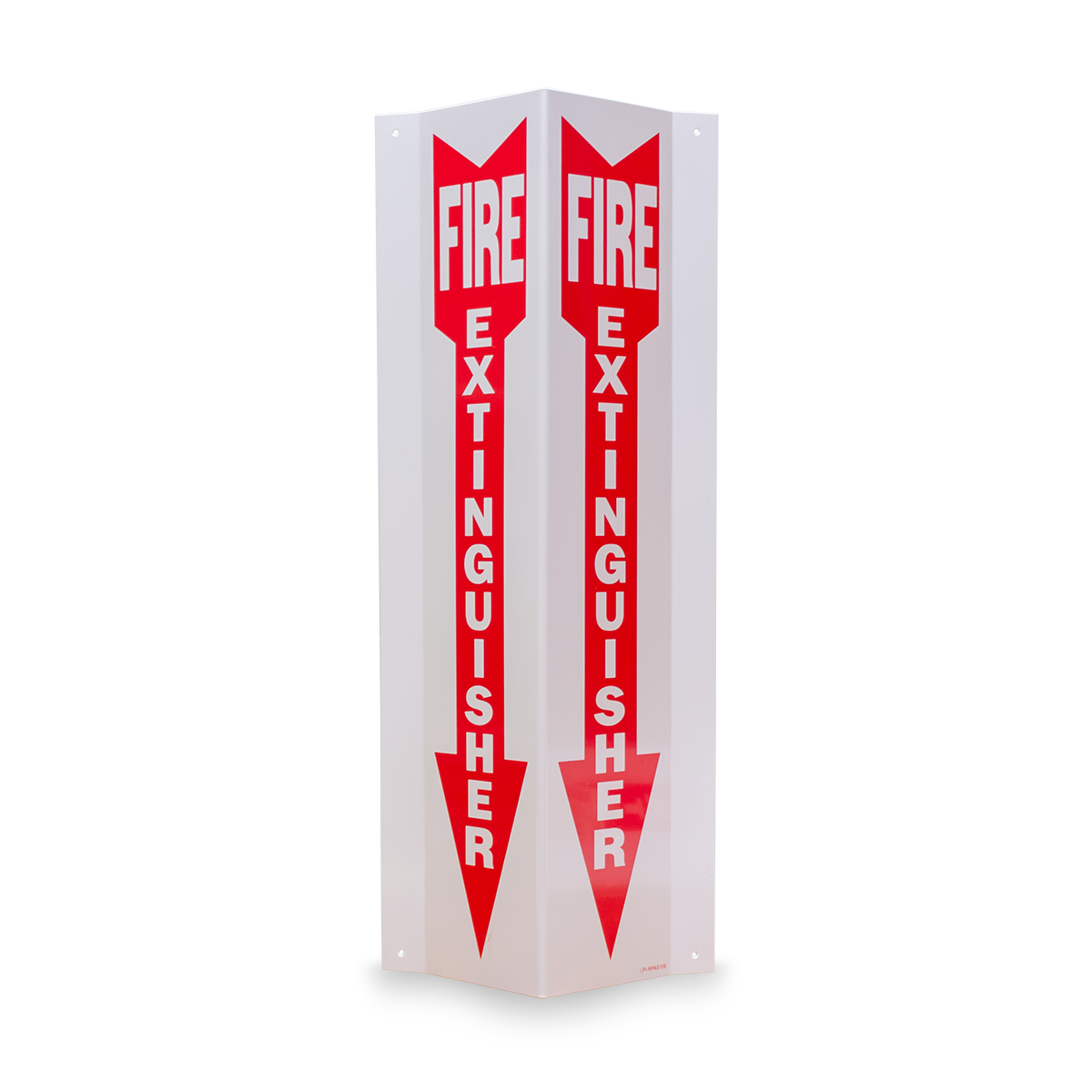 3D Rigid Plastic Fire Extinguisher Sign 4