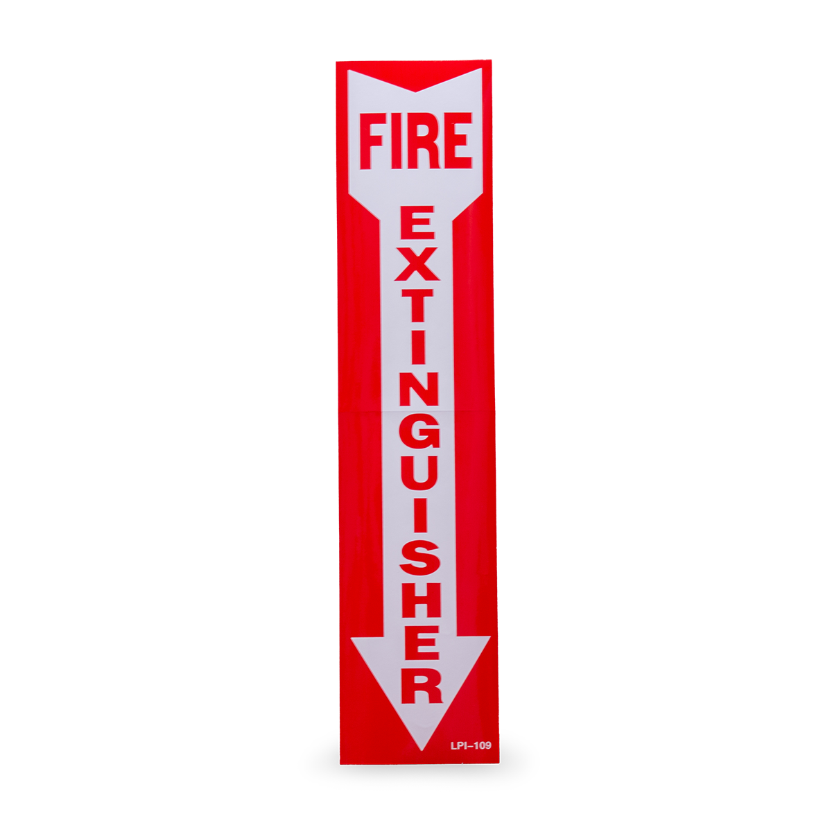 Fire Extinguisher Vinyl Arrow Sign